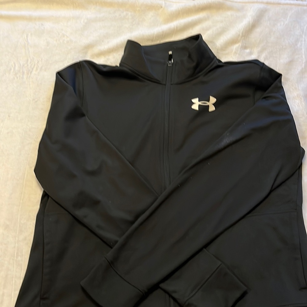 Black Under Armor Zip Up